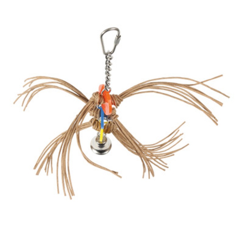 Bizzy – Paper Rope Parrot Toy