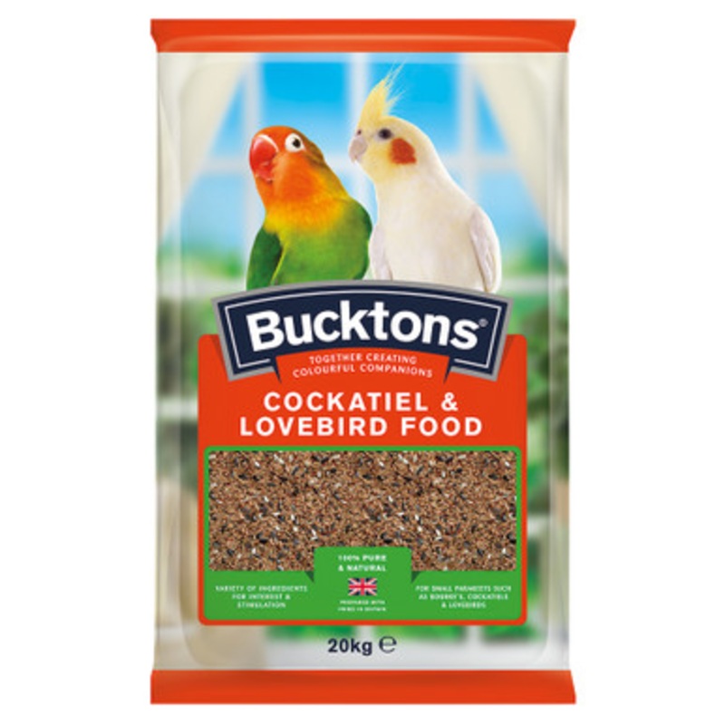 Bucktons Cockatiel and Lovebird Food 20kg