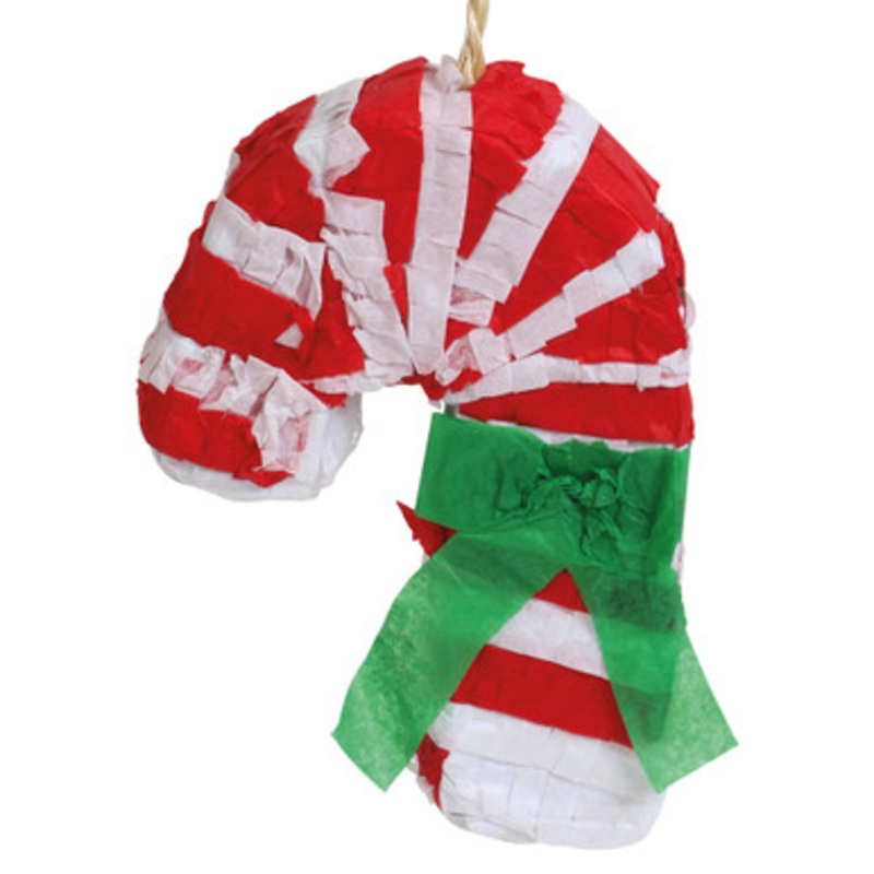 Christmas Candy Cane Pinata Parrot Toy – Fill Your Own