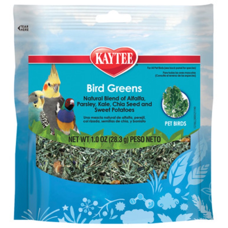 Kaytee Bird Greens Pro Health 28g Chia and Sweet Potato Parrot Treat