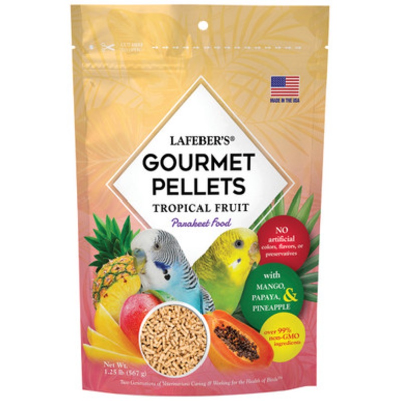 Lafeber Gourmet Pellets Tropical Fruit 567g Complete Budgie Food
