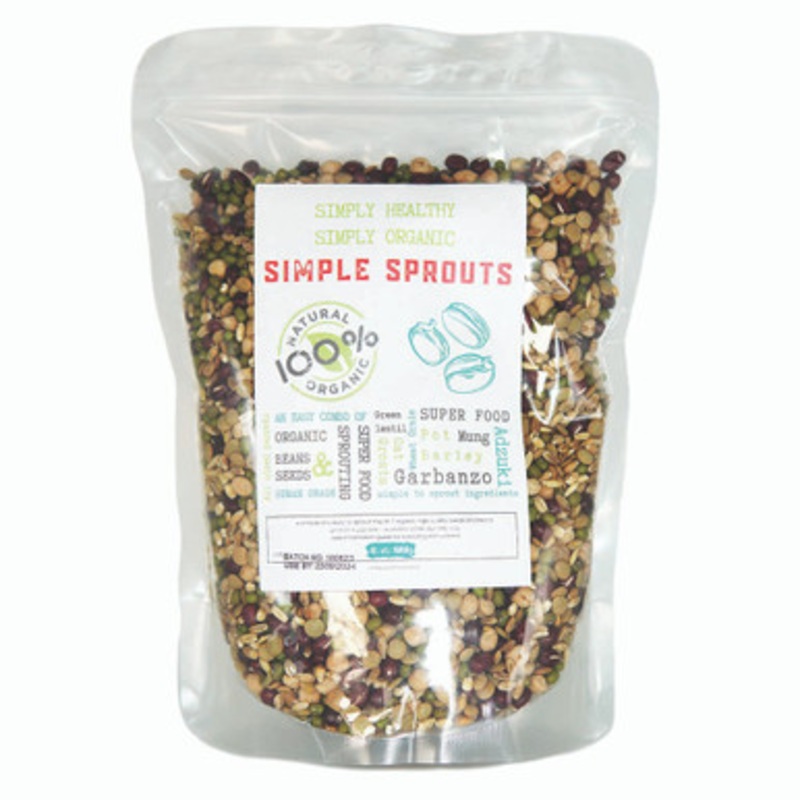 Mikey & Mia Simple Sprouts Organic Parrot Food 1Kg