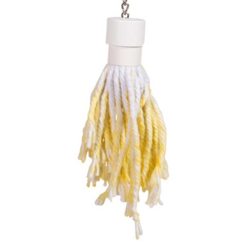 Mop Top Preener Parrot Toy – Large
