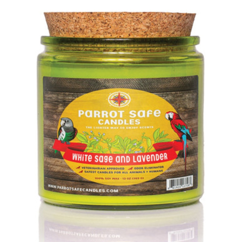 Parrot Safe Candles – White Sage & Lavender