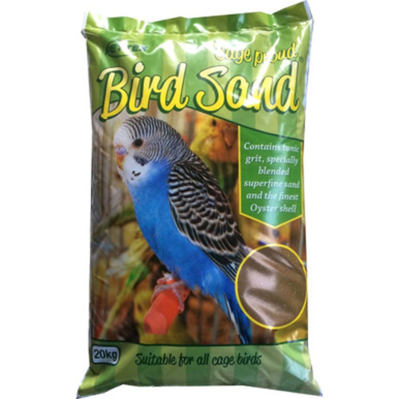 Pettex Cage Proud Bird Sand with Oyster Shell 20kg