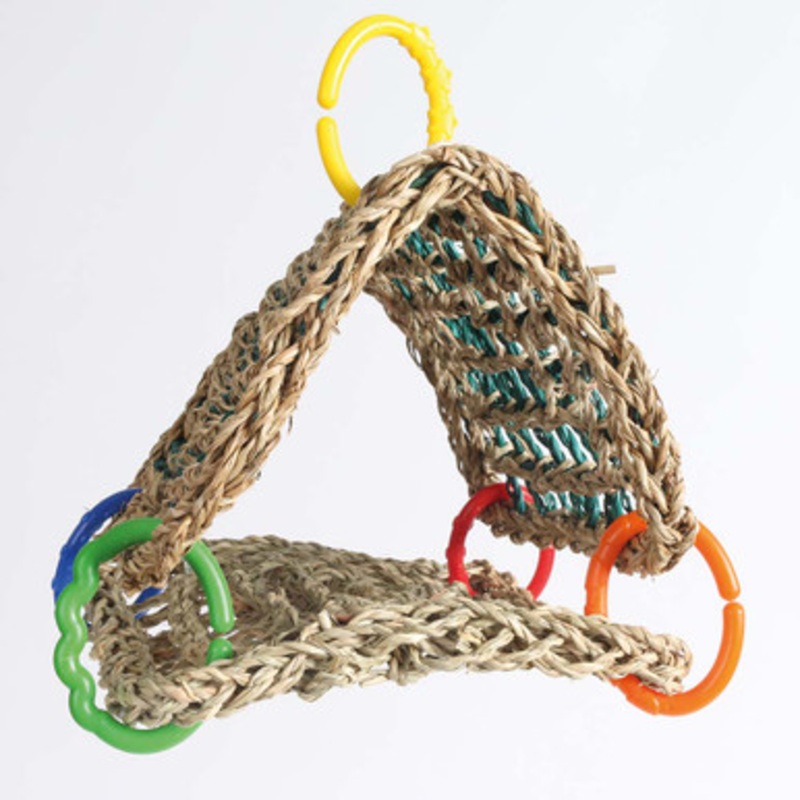 Seagrass Tent Parrot Toy