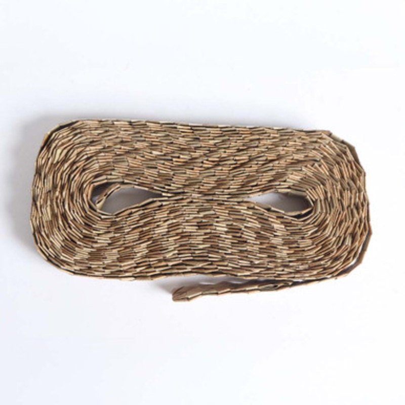Shredders Natural Woven Palm Leaf Ribbon Parrot Toy Zig Zag