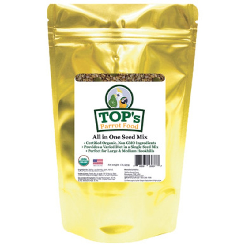 TOP’s All In One Seed and Soaking Mix Parrot Food 1lb