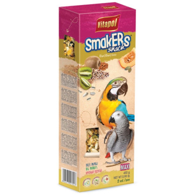 Vitapol Maxi Parrot Sticks Twinpack – Kiwi