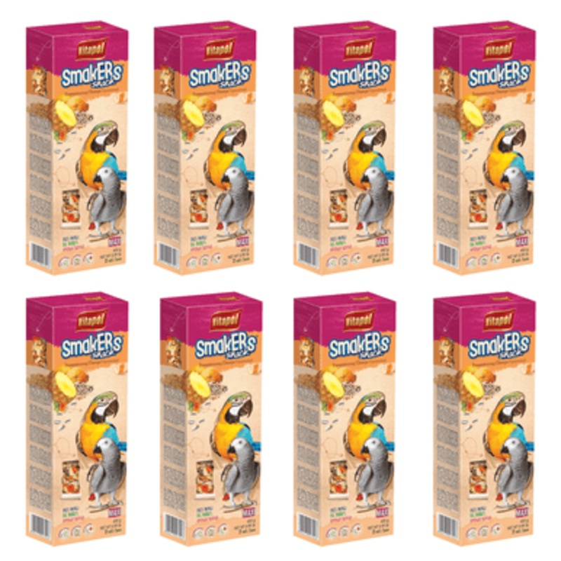 Vitapol Maxi Parrot Sticks Twinpack – Orange Case of 8