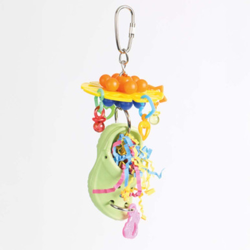 What A Croc Small Chewable Foraging Parrot Toy