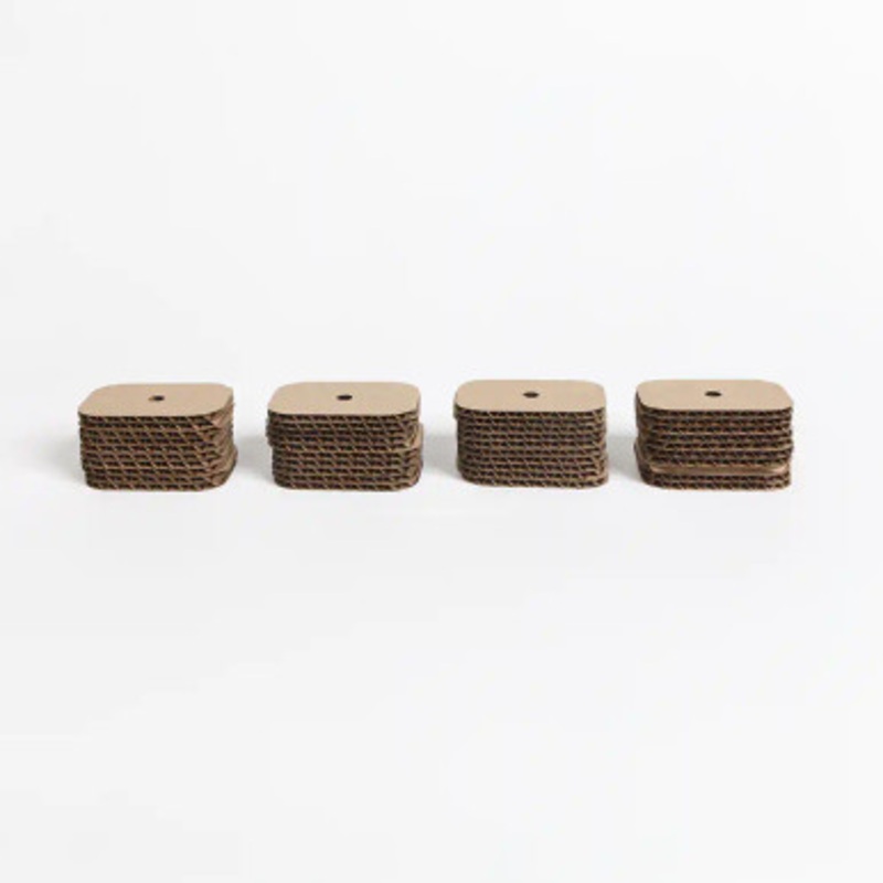 40 Cardboard Slice Refills Medium for Parrot Toys