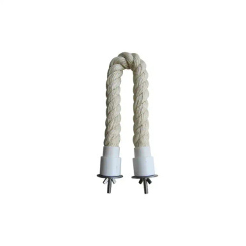 40cm Sisal Rope Straight Parrot Perch – Small