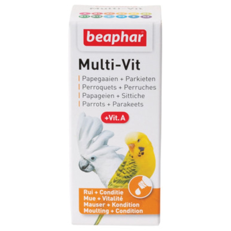 Beaphar Multi-Vit Parrot Vitamin Supplement – 20ml