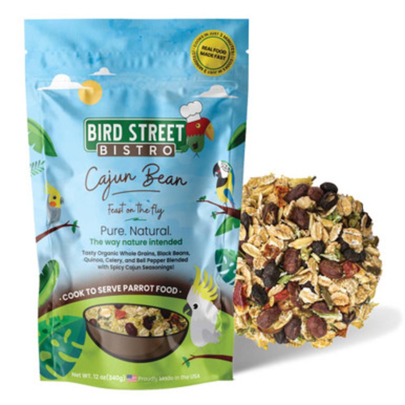 Bird Street Bistro Cajun Bean Feast On The Fly Parrot Food 12oz