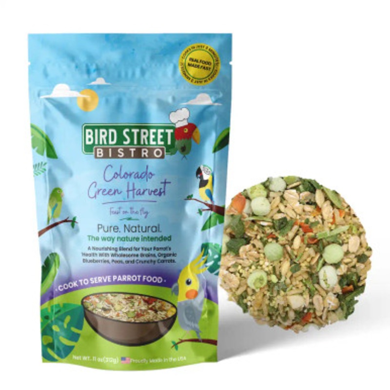 Bird Street Bistro Colorado Green Harvest Feast on the Fly 11oz Parrot Food