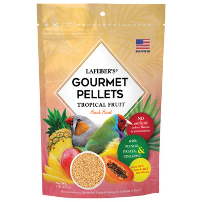 Lafeber Gourmet Pellets Tropical Fruit 453g Complete Finch Food