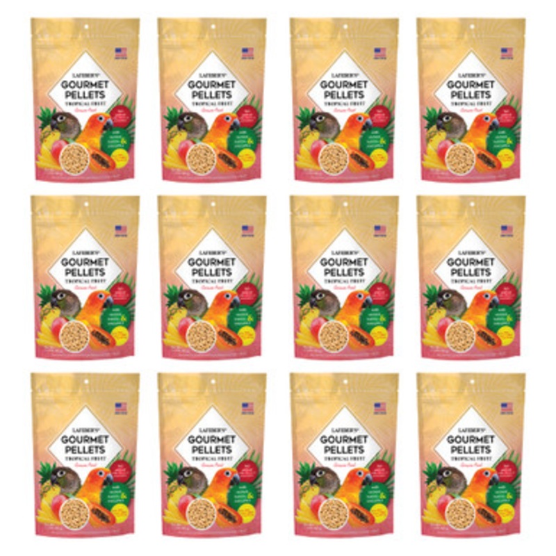 Lafeber Gourmet Pellets Tropical Fruit 567g Complete Conure Food Case of 12