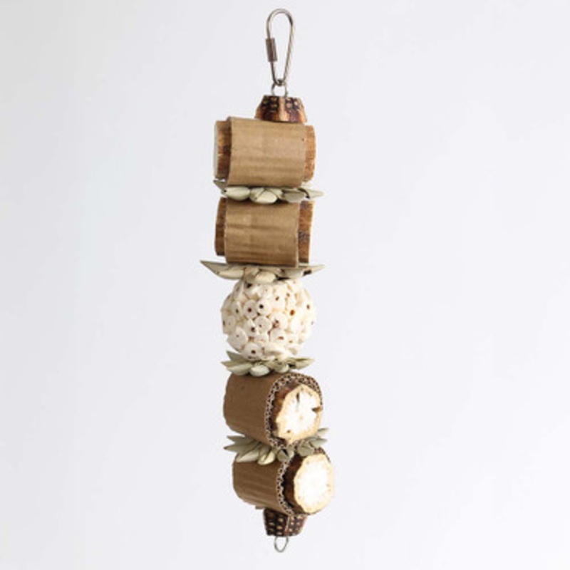 Lumberjack Sola Stacker Natural Parrot Toy