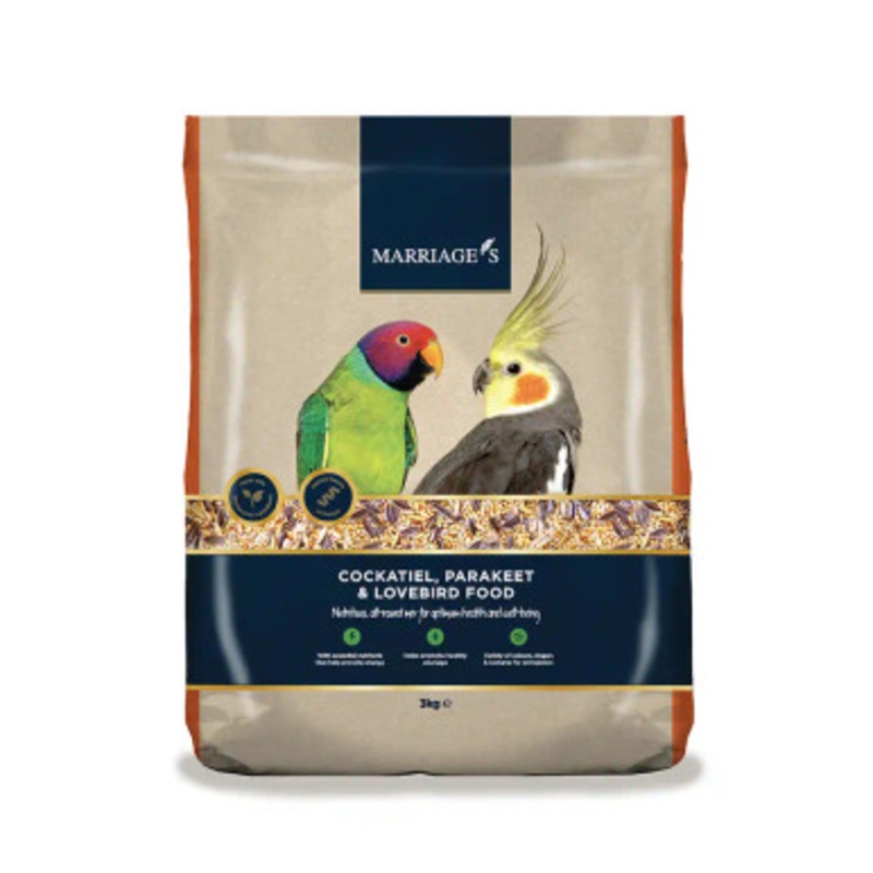 Marriage’s Quality Indoor Bird Cockatiel Food 3kg