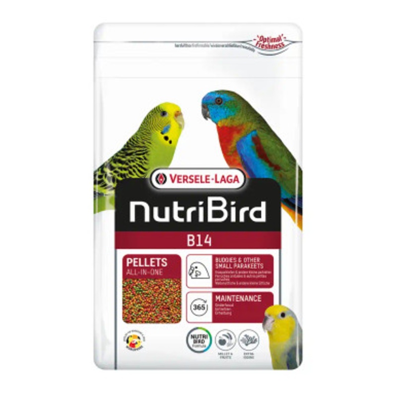 NutriBird B14 Tropical Pellets Maintenance Budgie Food 800g