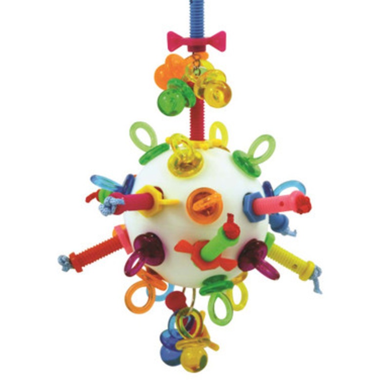Nuts, Bolts & Binkies Puzzle Parrot Toy – Large