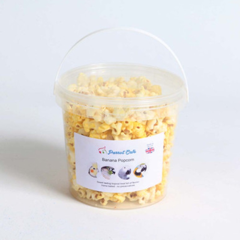 Parrot Caf Popcorn Parrot Treat – Banana – 40g