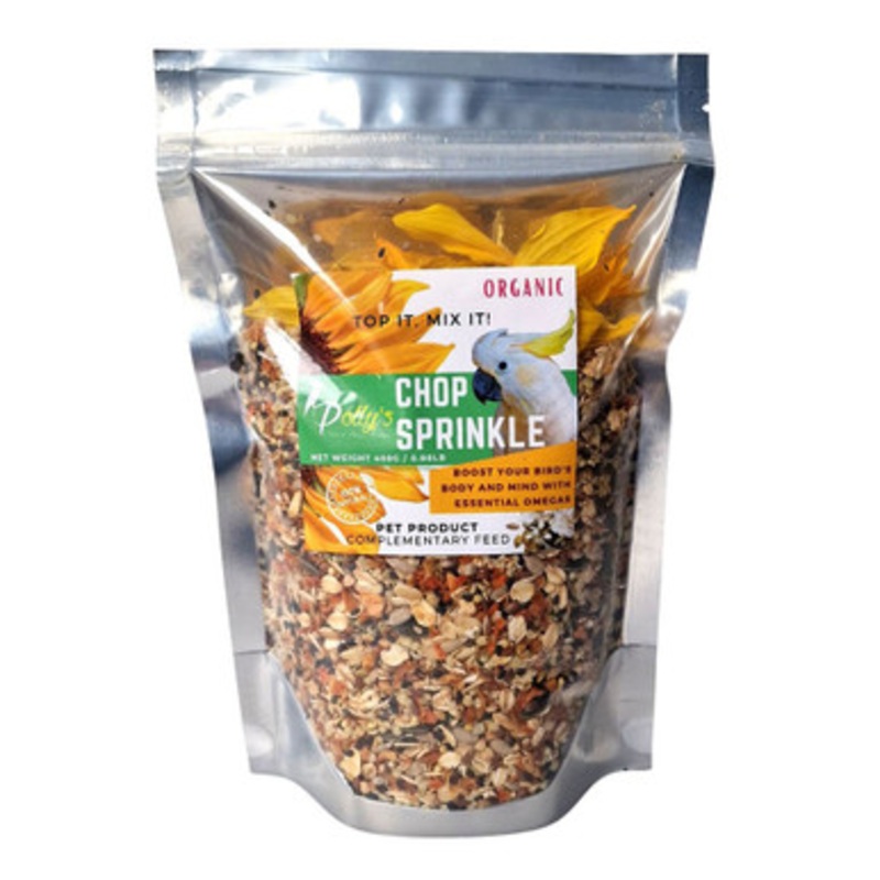 Polly’s Organic Chop Sprinkle 400g Meal Topper