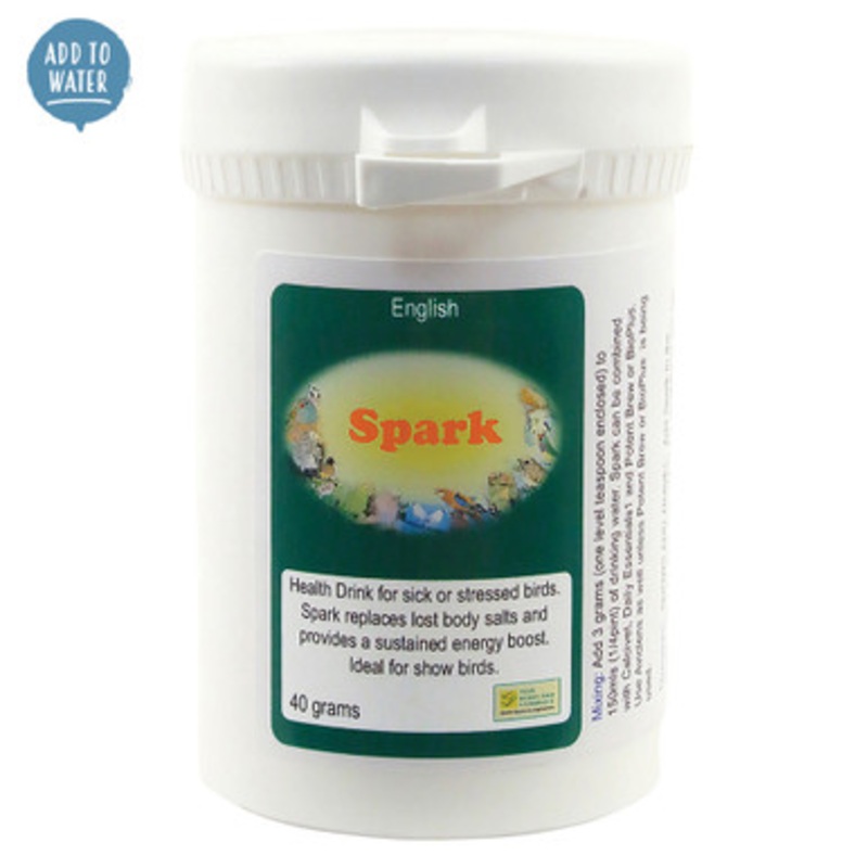 Spark Tonic – 40g – Energy Boosting Bird Supplement