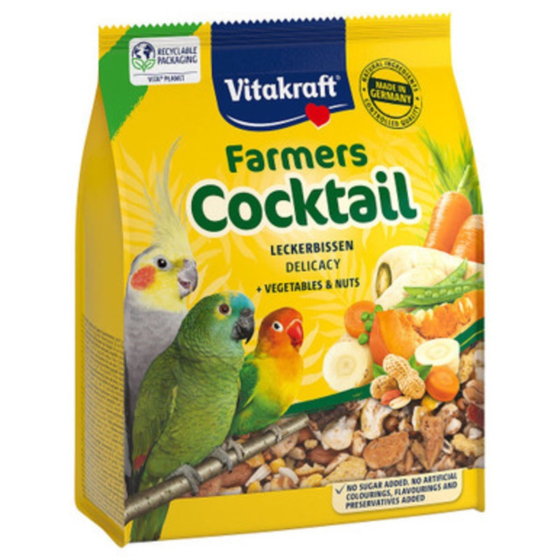 Vitakraft Cocktail – Parrot – Vegetable & Nut – 250g