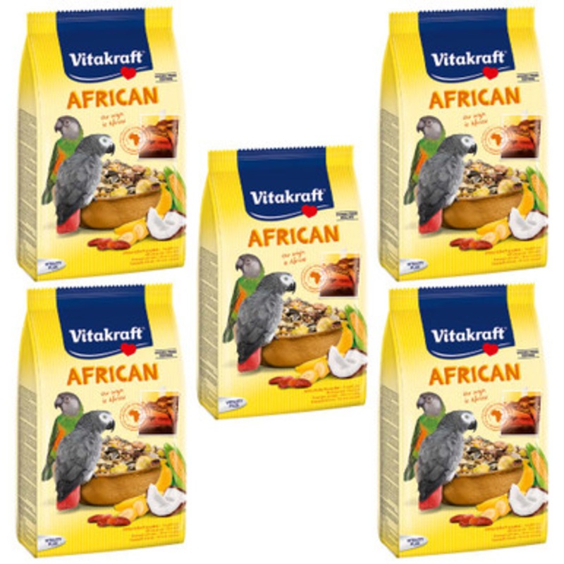 Vitakraft Large African Food – 750g Case of 5