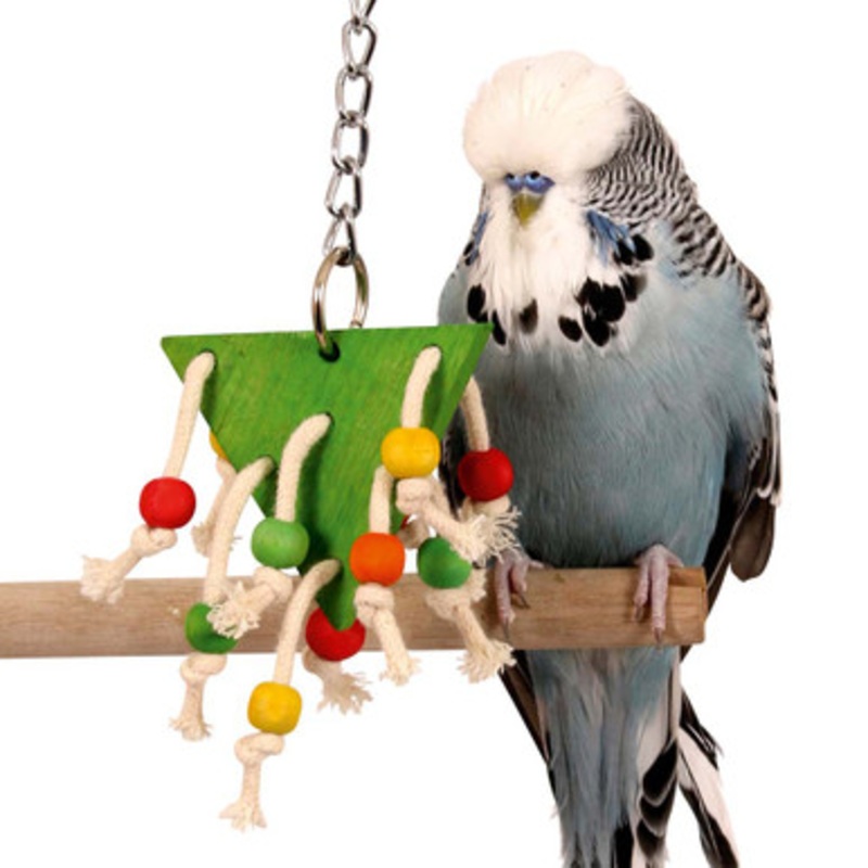 Beaded Triangle Small Bird Toy