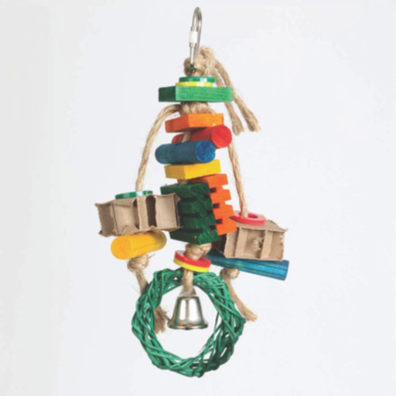 Bella Chewable Foraging Small Parrot Toy