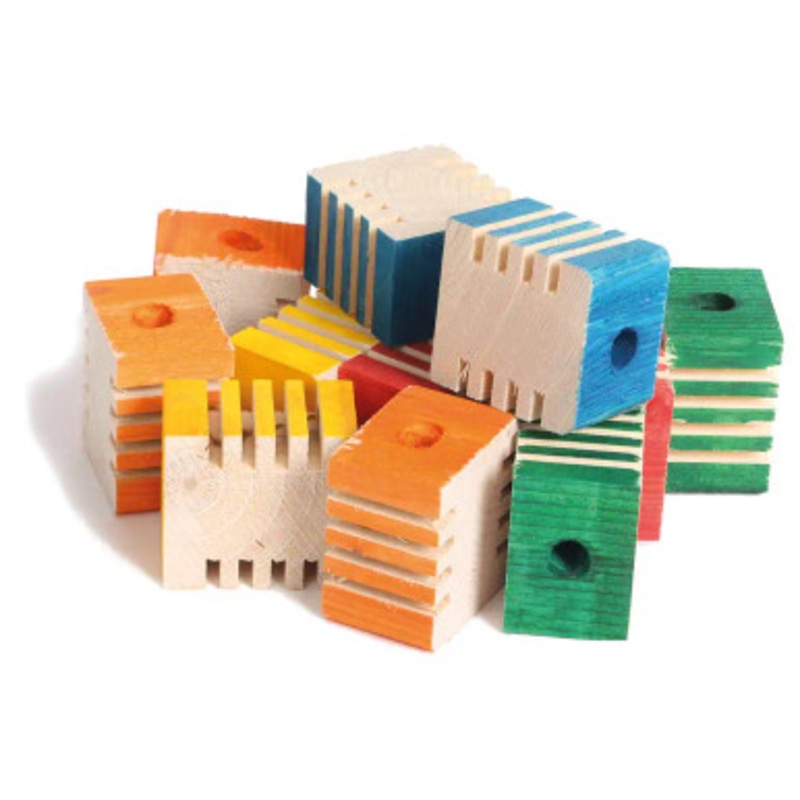 Groovy Blocks Parrot Toy Making Parts – Large – Pack of 12