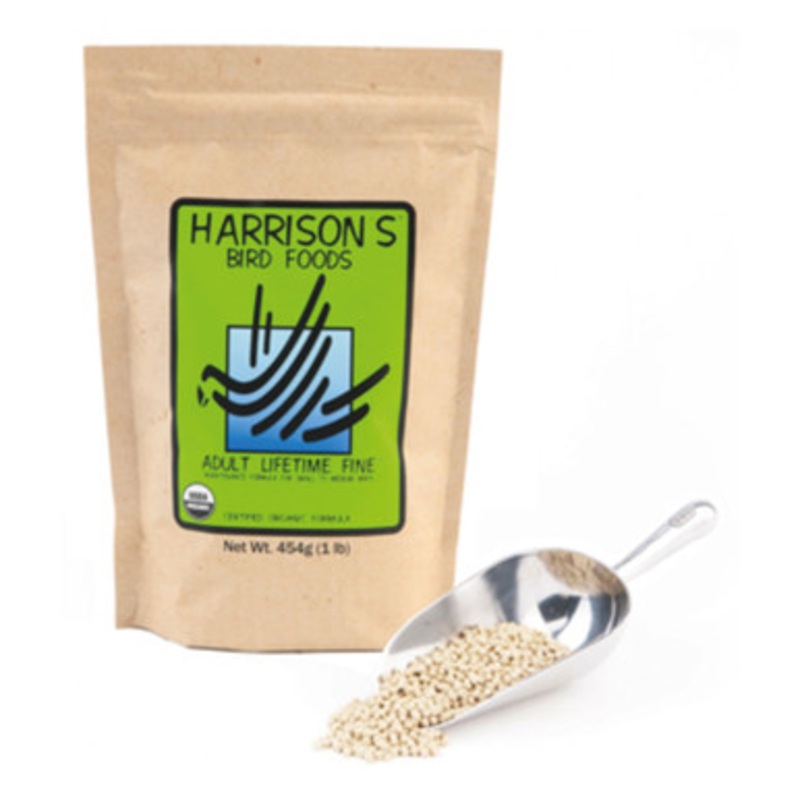 Harrison’s Adult Lifetime Fine 1lb Organic Parrot Food