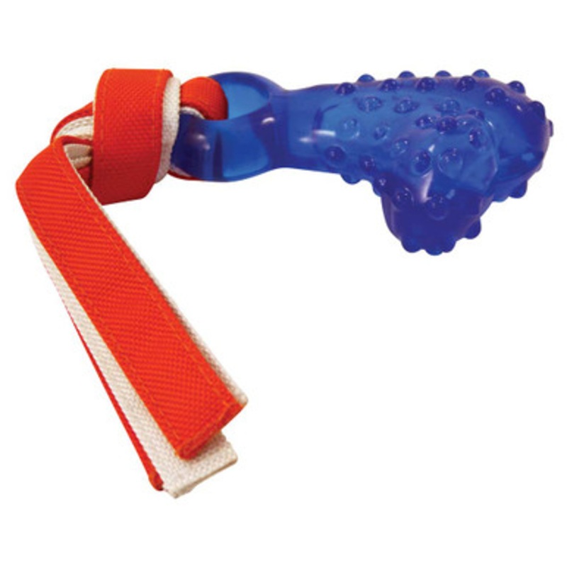 Hero Soft Rubber Drum Stick with Treat Pocket Dog Toy