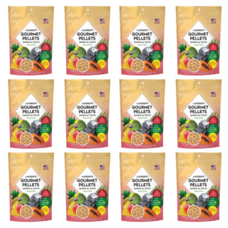 Lafeber Gourmet Pellets Tropical Fruit 567g Parrot Case of 12
