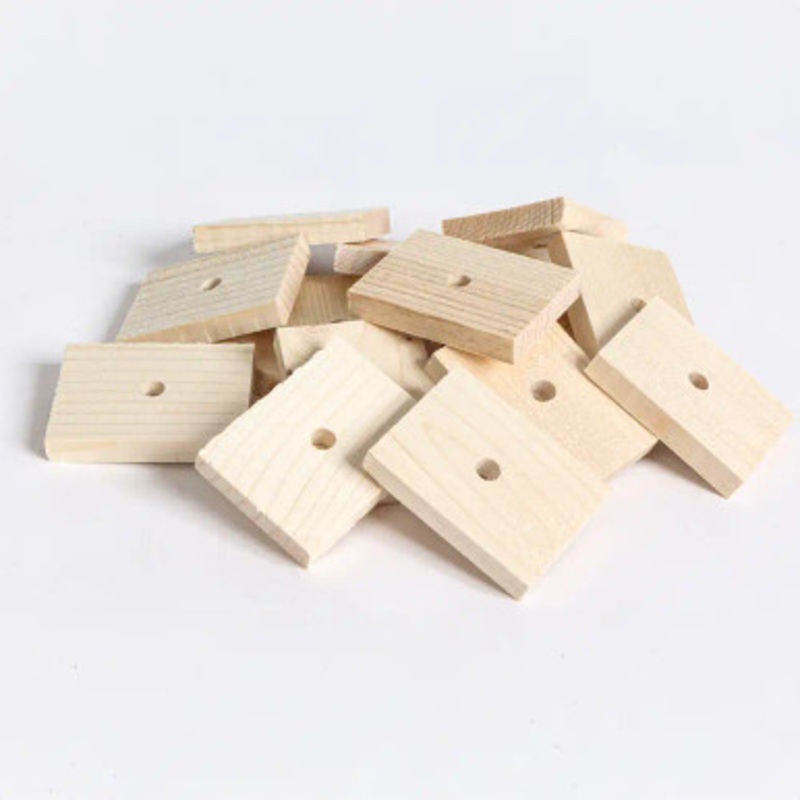 Natural Wood Slats Medium – Parrot Toy Parts – Pack of 16