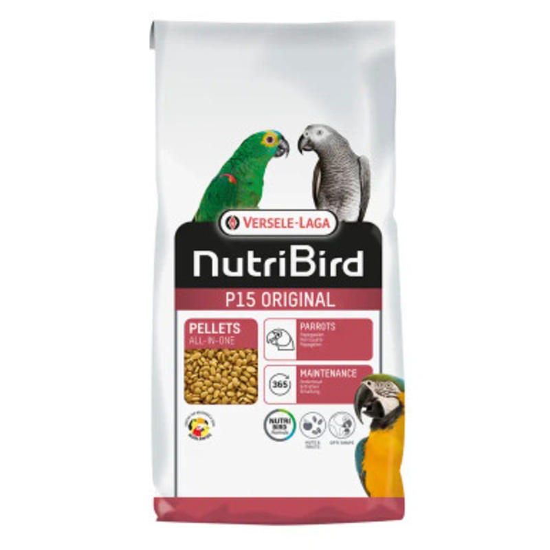 Nutribird P15 Original Maintenance Parrot Food 10kg