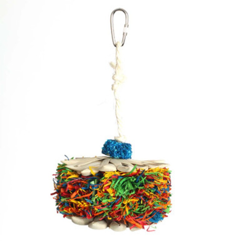 Palm Puff Natural Parrot Toy