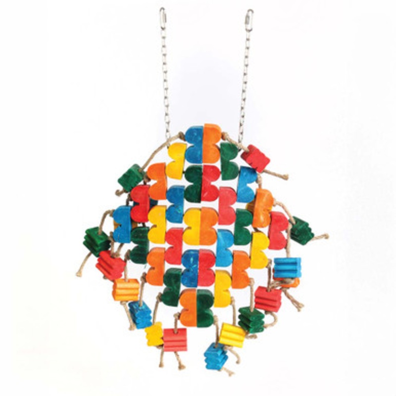 Parrot Activia Stuffy Chewable Parrot Toy