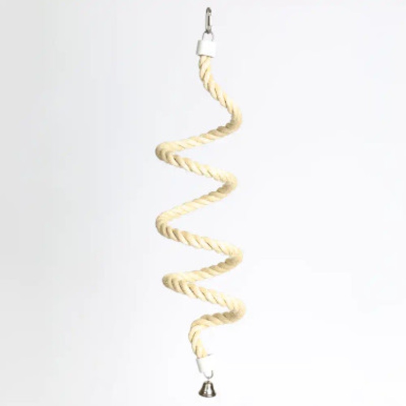 Parrot Boing – Sisal Spiral Bouncing Perch – Medium