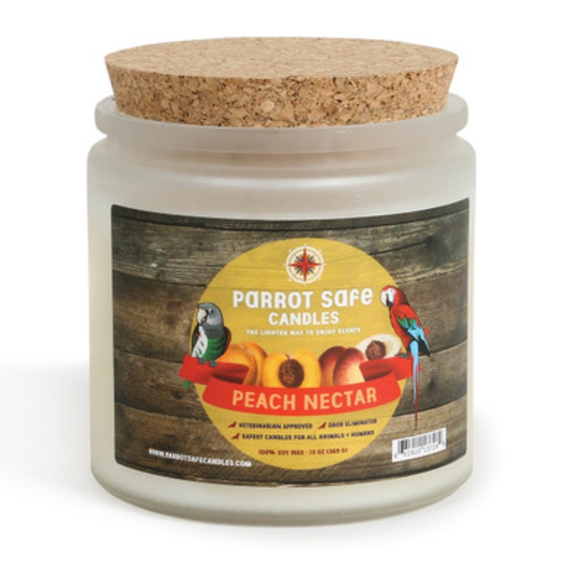 Parrot Safe Candles – Peach Nectar