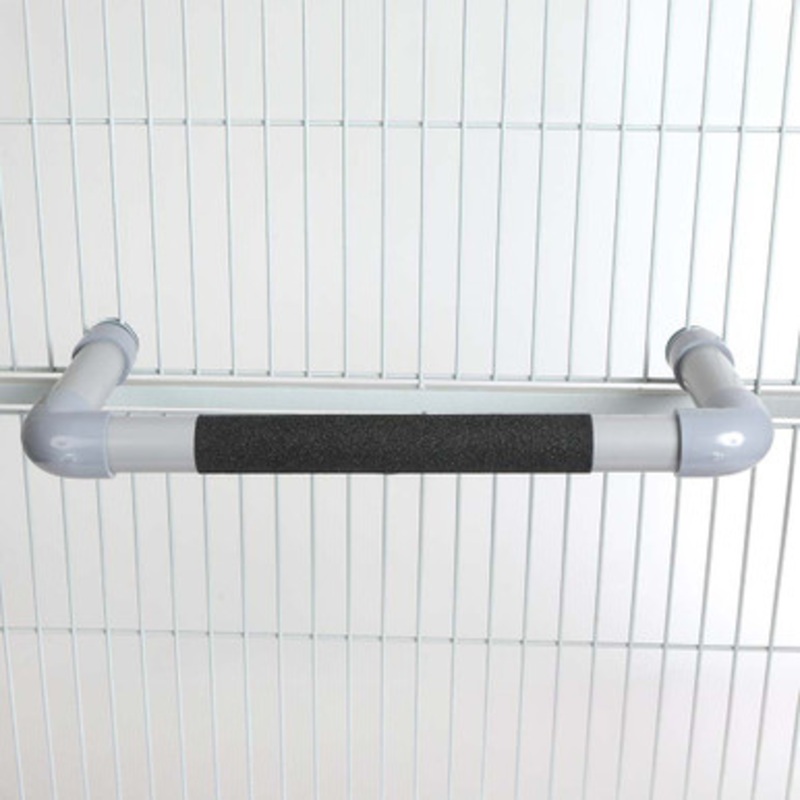 PVC U Shaped Parrot Perch Medium with Optional Sand Grip