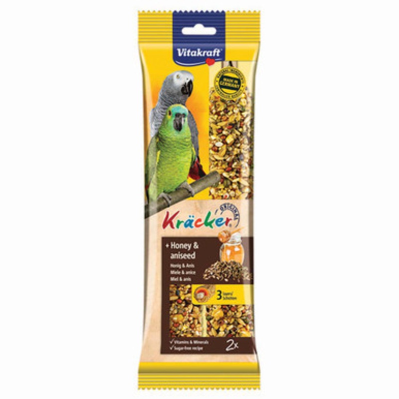 Vitakraft Parrot Treat Sticks Honey & Aniseed