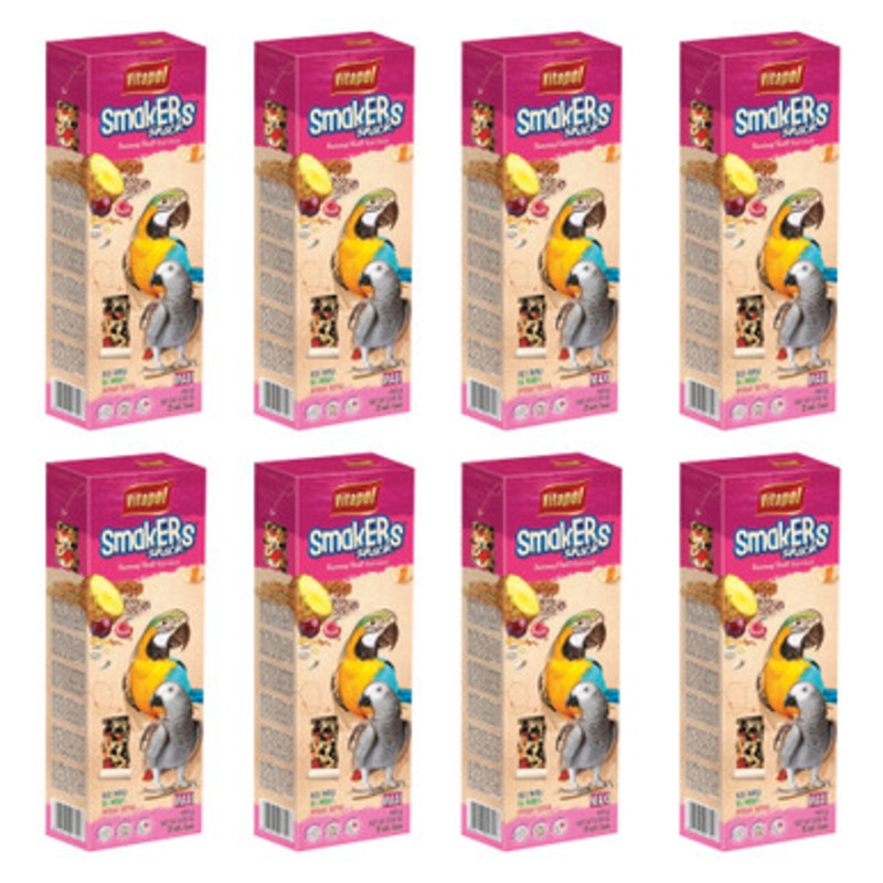 Vitapol Maxi Parrot Sticks Twinpack – Mixed Fruit Case of 8