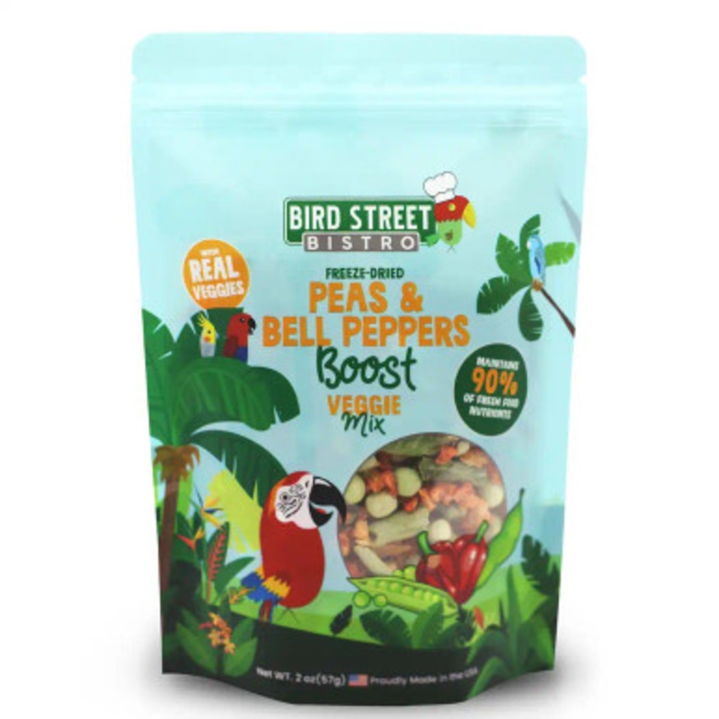 Bird Street Bistro Freeze Dried Summer Garden Veggie Mix Parrot Food 63g
