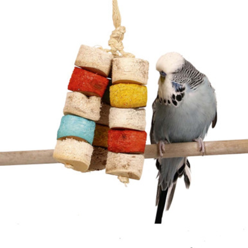 Chiquito Bird Kabob Natural Parrot Toy Small