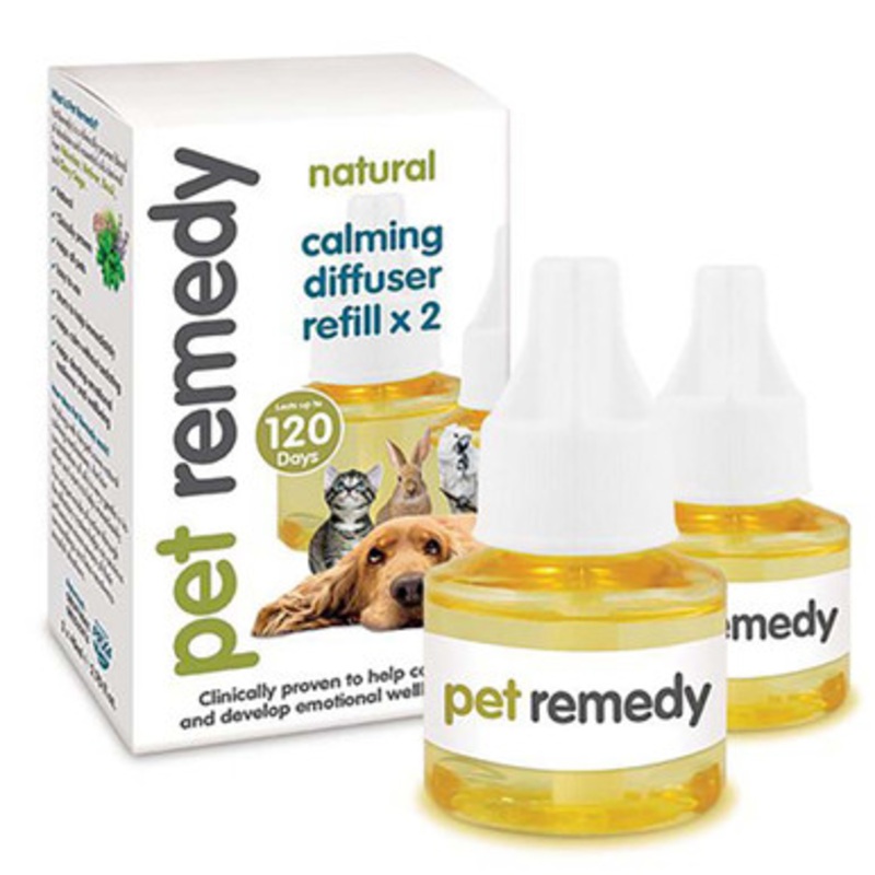 Diffuser Refill Twin Pack for Pet Remedy Pet Bird and Parrot Calming Kit