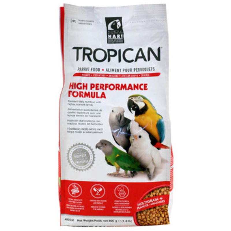 Hari Hagen Tropican High Performance Formula 4mm Granules Parrot Food 820g
